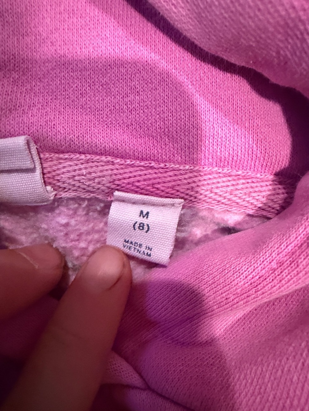 GAP Kids Bright Pink Hooded Sweatshirt - Picture 3 of 6